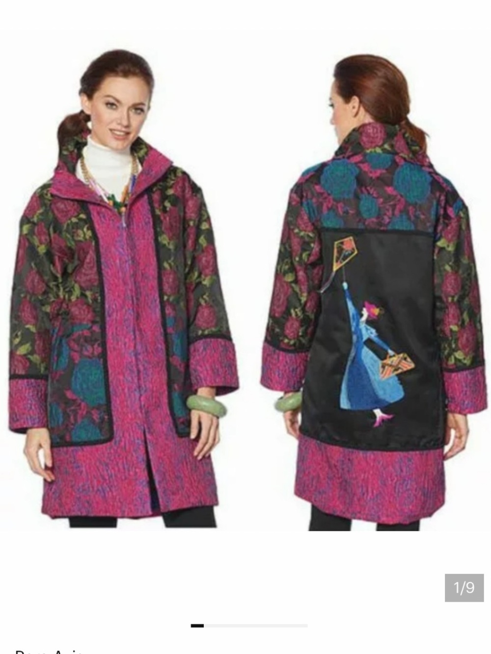 Rara Avis Disney Mary Poppins limited edition floral embroidered jacket large - Picture 11 of 11